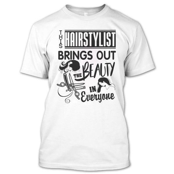 A black t-shirt with the shopify logo