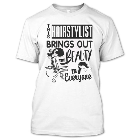 A black t-shirt with the shopify logo