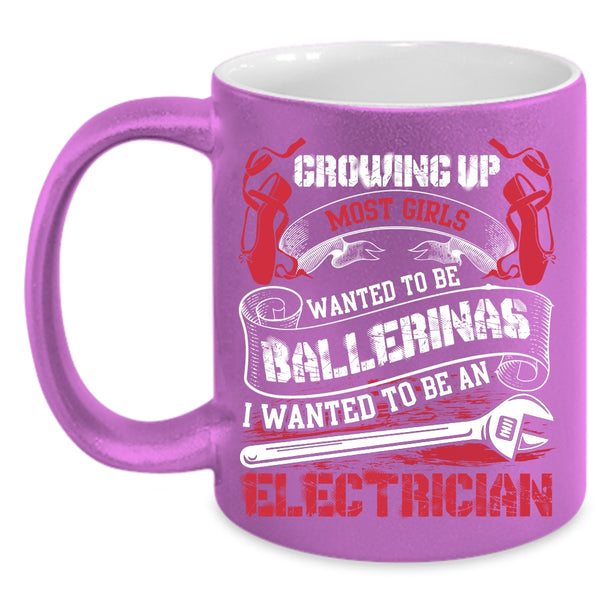 I Wanted To Be An Electrician Coffee Mug, Cute Electricians Coffee Cup