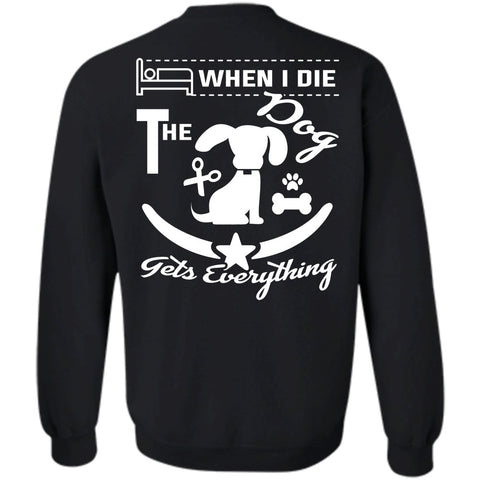 A black t-shirt with the shopify logo