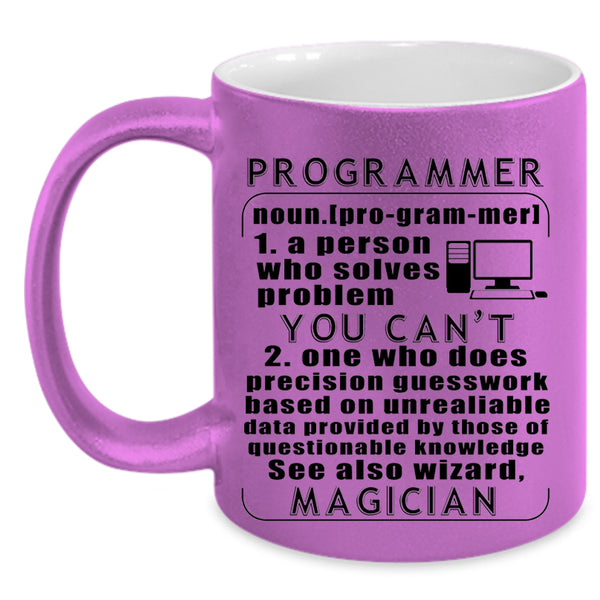 Cool Gift For Programmer Coffee Mug, Programmer Accent Mug