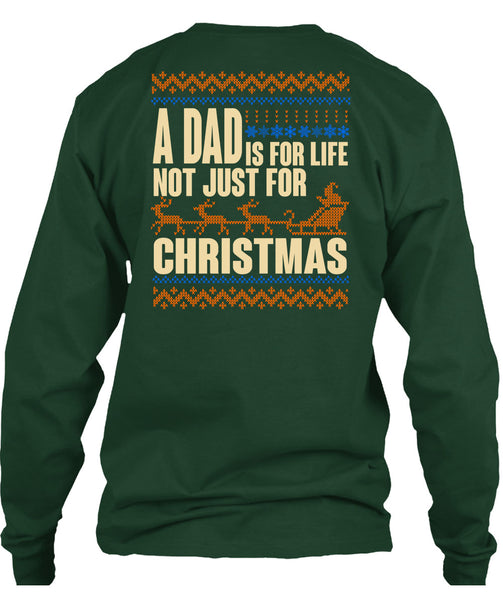 A Dad Is For Life Not Just For Christmas T Shirt, This Girl Loves Christmas T Shirt