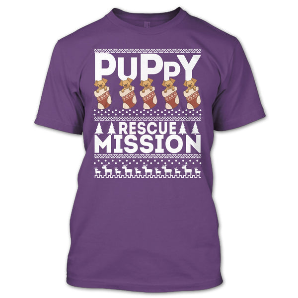 Puppy Rescue Mission T Shirt, Coolest Dog Lover T Shirt