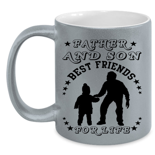 Best Friends For Life Coffee Mug, Father And Son Accent Mug