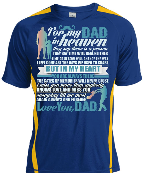 For My Dad In Heaven T Shirt, Love You Dad T Shirt, Cool Shirt
