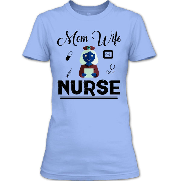 A black t-shirt with the shopify logo