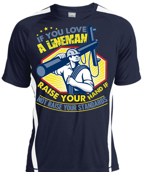 You Love A Lineman T Shirt, Your Hand T Shirt, Cool Shirt