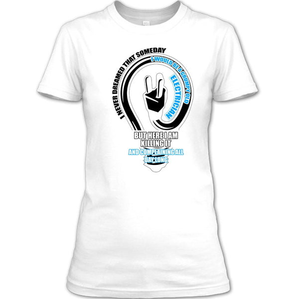 Grumpy Old Electrician T Shirt, Gift For Electrician T Shirt