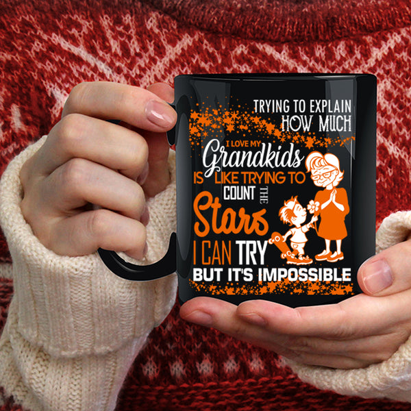 I Love My Grandkids Coffee Mug, Cool Grandmas Coffee Cup