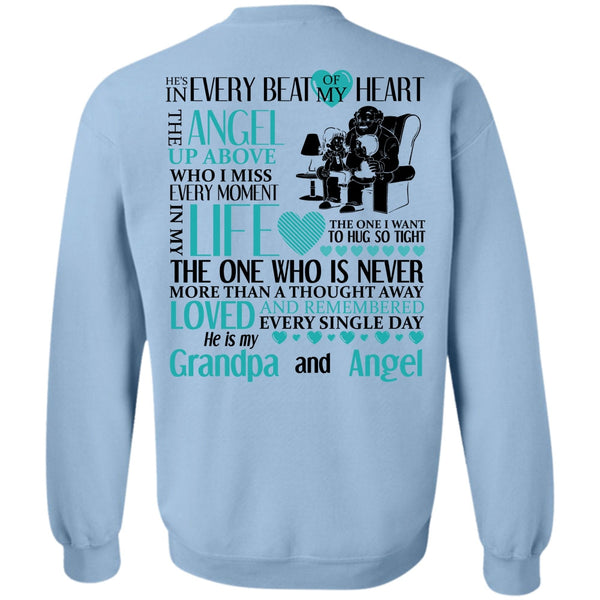 I Love Grandpa T Shirt, Grandpa And Angel Sweatshirt