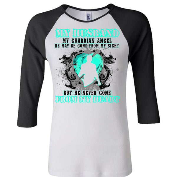My Husband My Guardian Angel T Shirt, I Love Husband T Shirt, Awesome T-Shirts