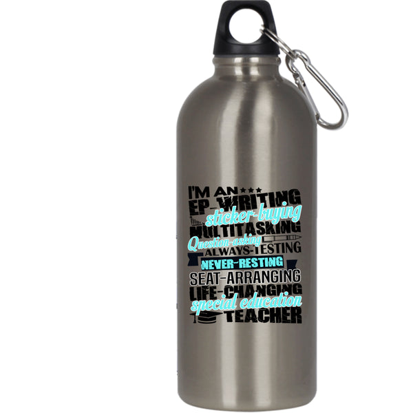 I'm A Special Education Teacher 20 oz Stainless Steel Bottle,Cool Teachers Outdoor Sports Water Bottle