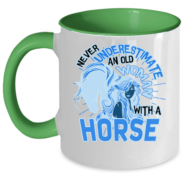 Funny Grandmas Coffee Mug, An Old Woman With A Horse Accent Mug