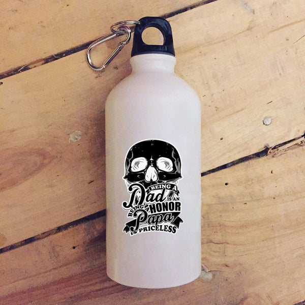 Being A Dad Is An Honor 20 oz Stainless Steel Bottle,Being A Papa Is Priceless Outdoor Sports Water Bottle