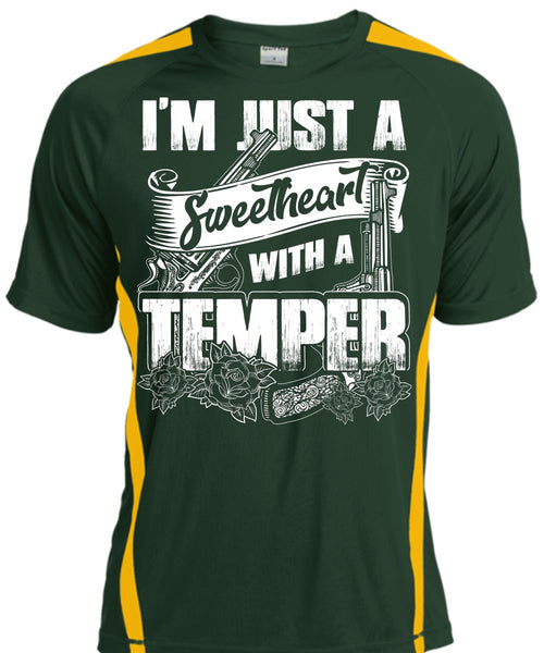 Sweetheart With A Temper T Shirt, Being A Hunter T Shirt, Cool Shirt