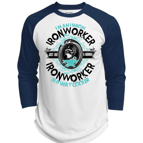 I'm An Union Ironworker T Shirt, I Love Ironworker T Shirt, Awesome T-Shirts  (Polyester Game Baseball Jersey)