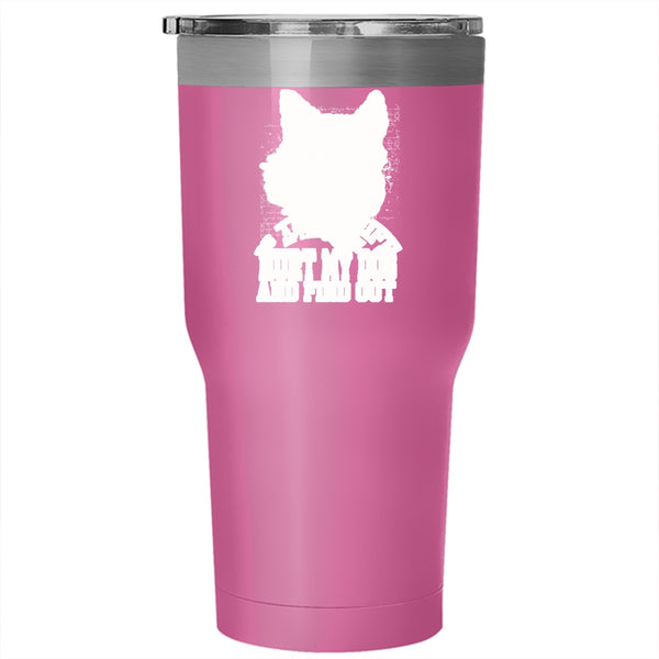 Don't Hurt My Dog Tumbler 30 oz Stainless Steel, Cool Gift For Dog Owner Travel Mug