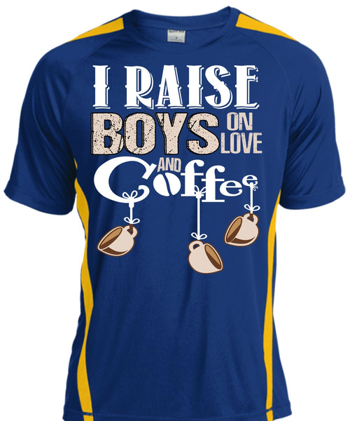 I Raise Boys On Love Ans Coffee T Shirt, Being A Boyfriend T Shirt, Cool Shirt
