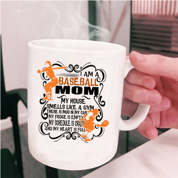 Awesome Baseball Mom Coffee Mug, I Am A Baseball Mom Cup
