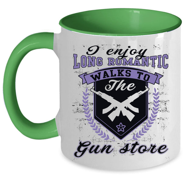 Cute Couple Coffee Mug, I Enjoy Long Romantic Accent Mug