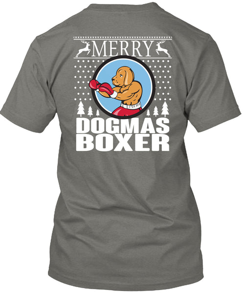 Merry Dogmas Boxer T Shirt, This Girl Loves Christmas T Shirt