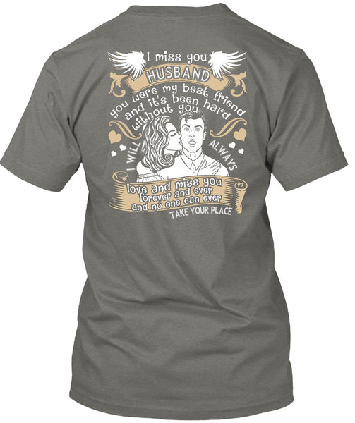 I Miss You Husband T Shirt, Love And Miss You T Shirt