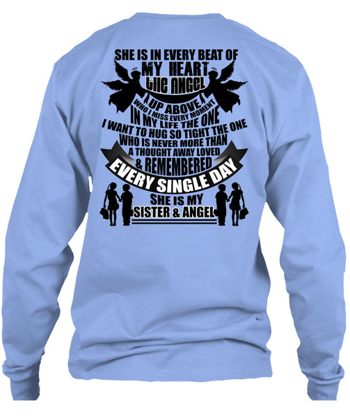 She Is My Sister And Angel T Shirt, I Love Sister T Shirt