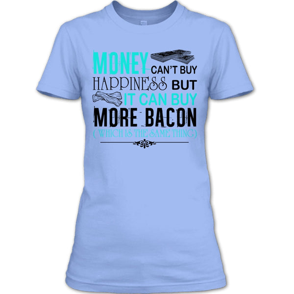 A black t-shirt with the shopify logo