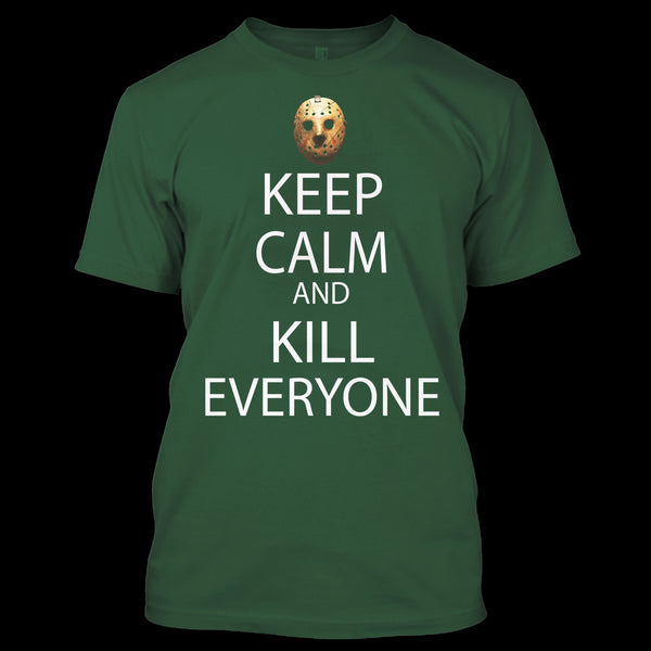 A black t-shirt with the shopify logo