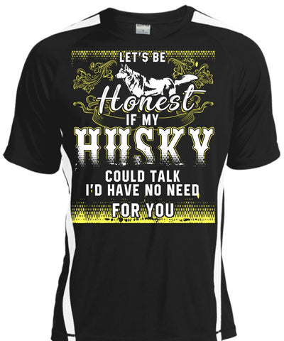 A black t-shirt with the shopify logo