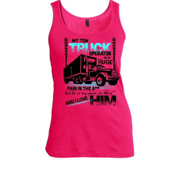 My Tow Truck Operator T Shirt, I Love My Tow Truck Operator Tank Top
