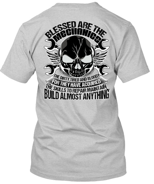 Blessed Are The Mechanics T Shirt, I Love Mechanic T Shirt