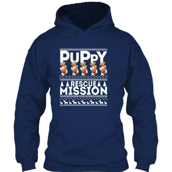 Puppy Rescue Mission T Shirt, Coolest Dog Lover T Shirt