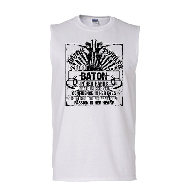 A black t-shirt with the shopify logo