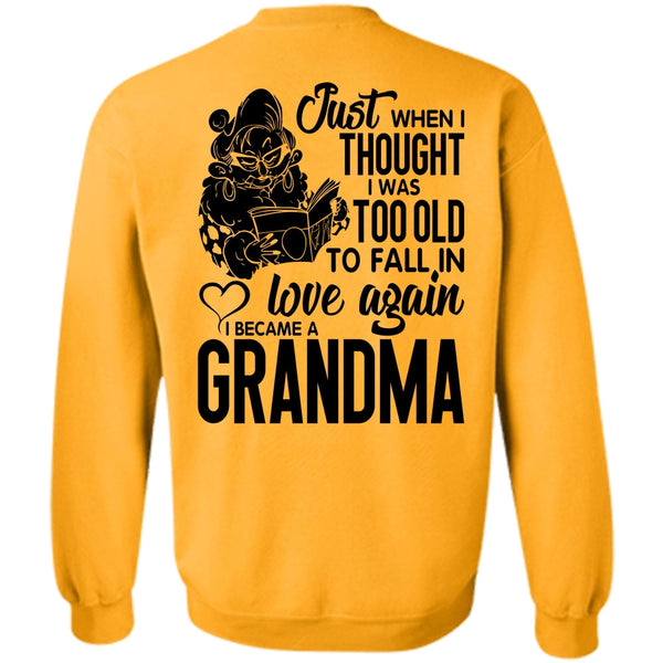 I Love Grandma T Shirt, I Became A Grandma Sweatshirt