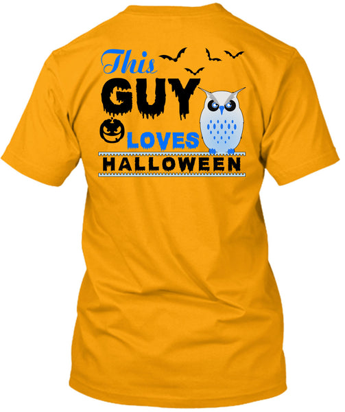This Guy Loves Halloween T Shirt, Wait For Halloween T Shirt