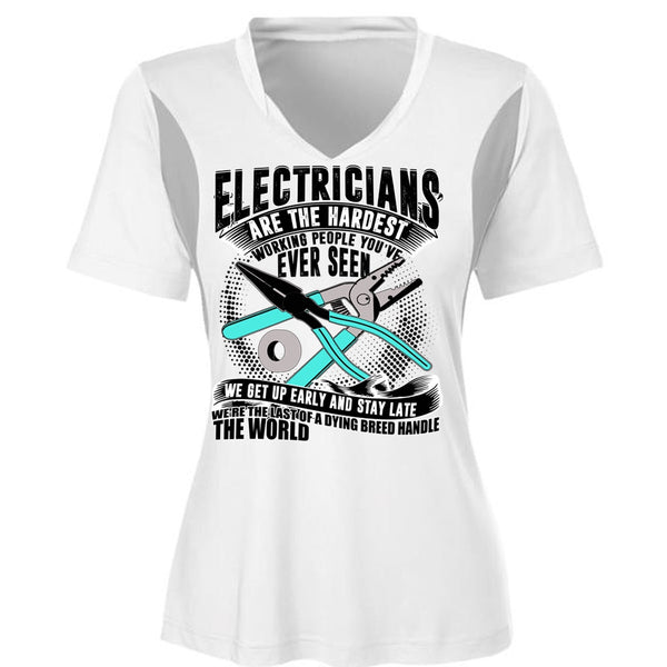 Electricians Are The Hardest Working T Shirt, I Love Electrician T Shirt, Awesome T-Shirts