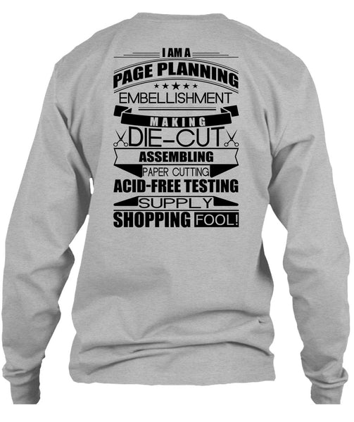 I Am A Page Panning T Shirt, I Love Planner T Shirt