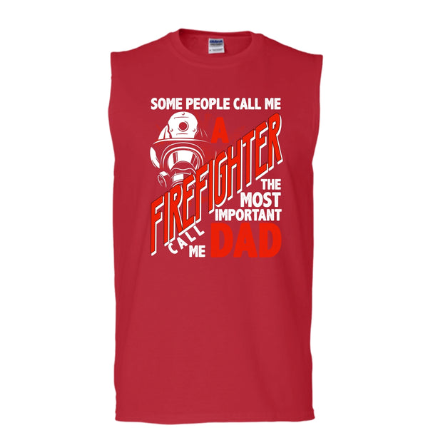 Forget The Fire Truck T Shirt, Ride The Firefighter T Shirt, Cool T Shirt (Men's Cotton Sleeveless)