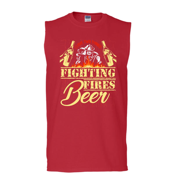 My Time In Bunker Gear Is Over T Shirt, But My Memories Will Remain T Shirt, Cool T Shirt (Men's Cotton Sleeveless)