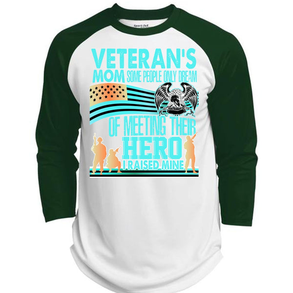 Veteran's Mom T Shirt, I Love Veteran T Shirt, Awesome T-Shirts  (Polyester Game Baseball Jersey)