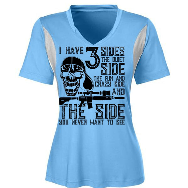 I Have 3 Sides The Quiet T Shirt, I Love Gunning T Shirt, Awesome T-Shirts