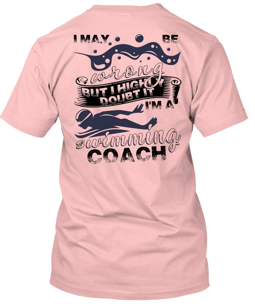I'm A Swimming Coach T Shirt, I Love Swimming T Shirt