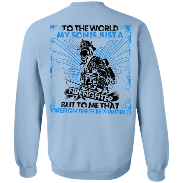 I Love Firefighter T Shirt, I'm Just A Girl Who Fell In Love Sweatshirt