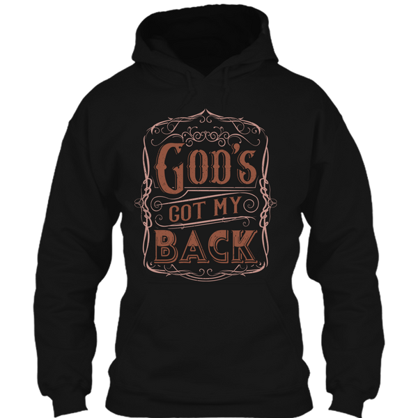 A black t-shirt with the shopify logo