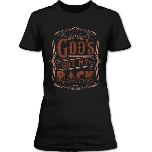 A black t-shirt with the shopify logo