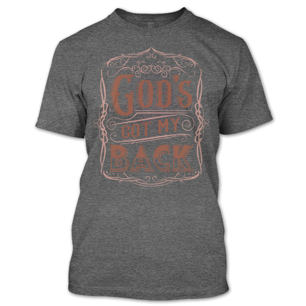 A black t-shirt with the shopify logo