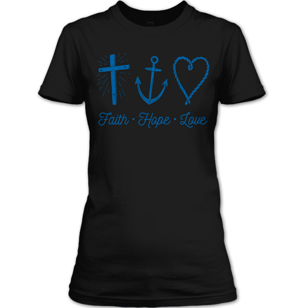 A black t-shirt with the shopify logo