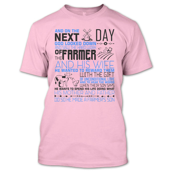 The Hard Work Of The Farmer T Shirt, I'm A Farmer's Son T Shirt