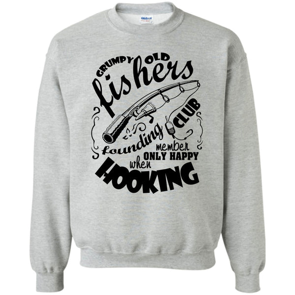 Coolest Fishing T Shirt, Grumpy Old Fishers Sweatshirt